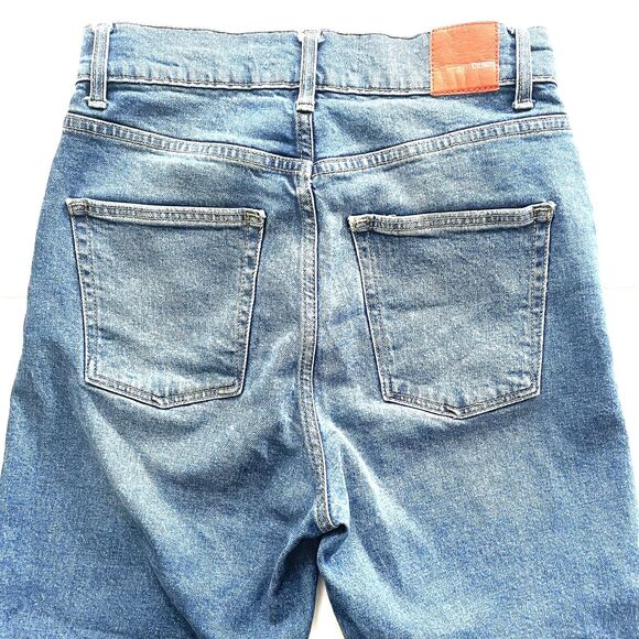 ZARA DENIM Women’s 12”Super High Rise Mom Fit Jeans Button Fly - Picture 11 of 12